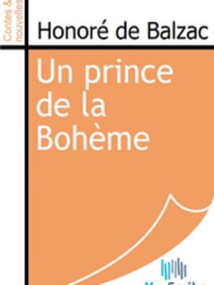 cover image of Un prince de la Bohème